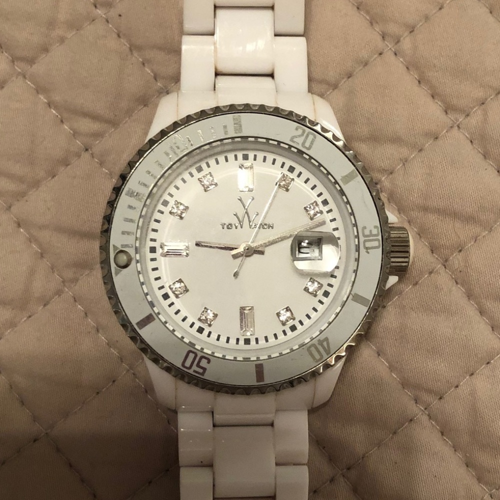 White Toy Watch